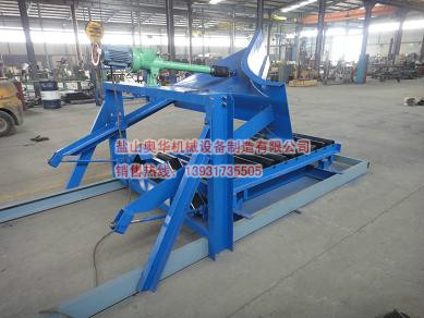 Unilateral electric plow unloader